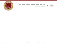 Tablet Screenshot of fhlfc.org